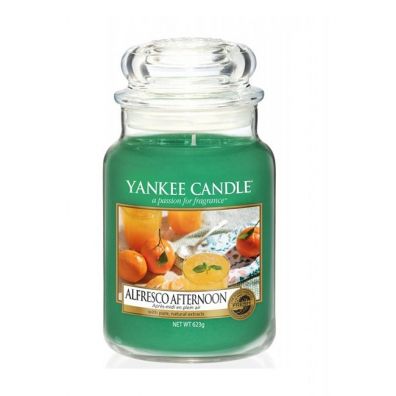 Yankee Candle Large Jar duża świeczka zapachowa Alfresco Afternoon 623 g