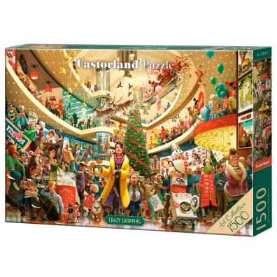 Puzzle 1500 el. Crazy Shopping (Art Collection) Castorland