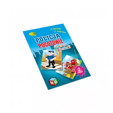 Multigra Piaskowe malowanki. Policja, pogotowie