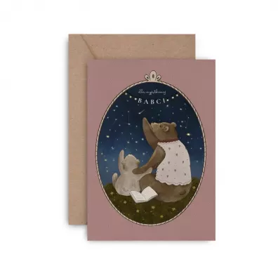Grupa Kreatywna Kartka dla wyj�tkowej Babci - Grandma Bear