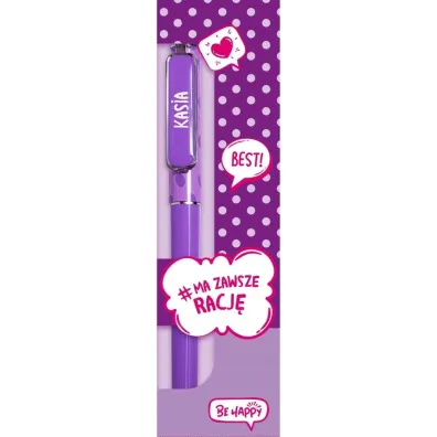 Be-Happy Gifts D�ugopis Pop Art - Kasia