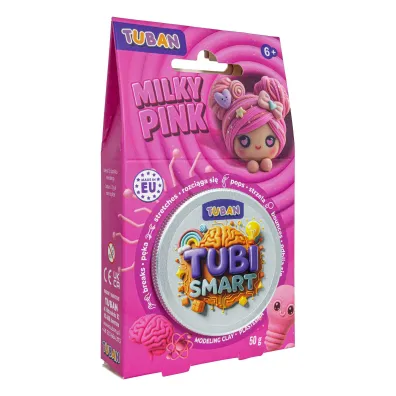 Tuban Tubi Smart, Plastelina - Milky Pink 50g