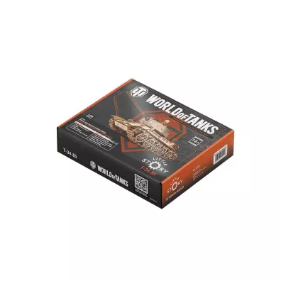 Puzzle Drewniane 3D - Czog T-34-85 Nice-idea.pl