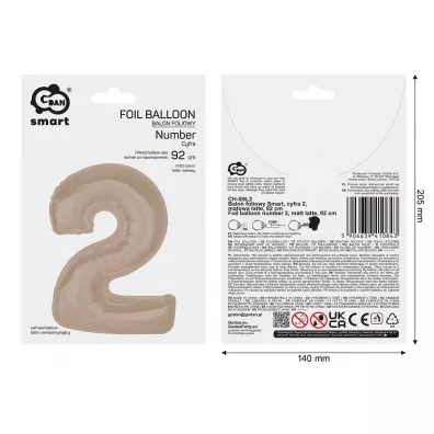 Godan BALON FOL 2 LATTE MATOWA 92CM GO PBH