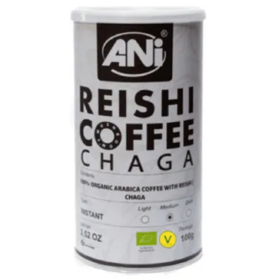 Ani Kawa rozpuszczalna arabica z reishi i chag� 100 g Bio