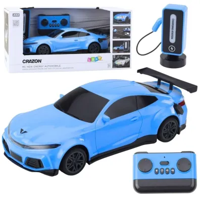 Wy�cig�wka elektryczna R/C ze stacj� �aduj�c� LeanToys