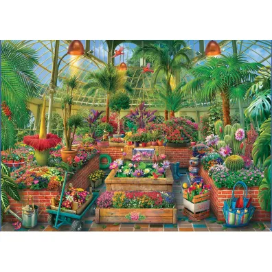 Puzzle 1000 Greenhouse Garden by Eduard  6000-6014 Eurographics