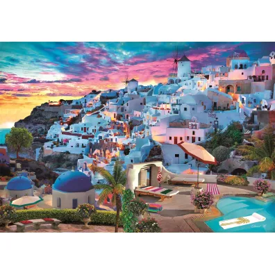 Puzzle 500 el. HQ Greece View Clementoni