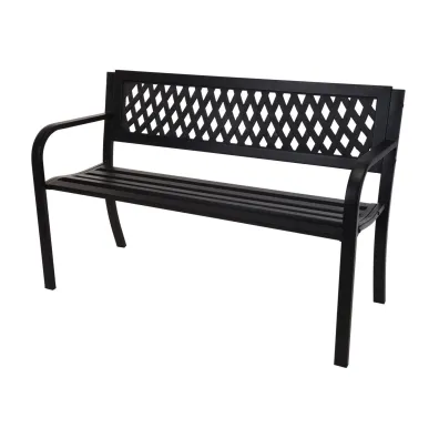 ProGarden awka ogrodowa metalowa czarna 119 cm