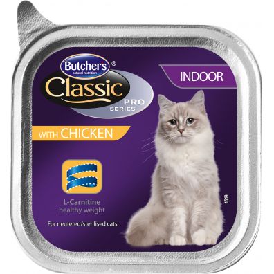 Butchers Classic Indoor Pasztet z kurczakiem dla kotów 100 g