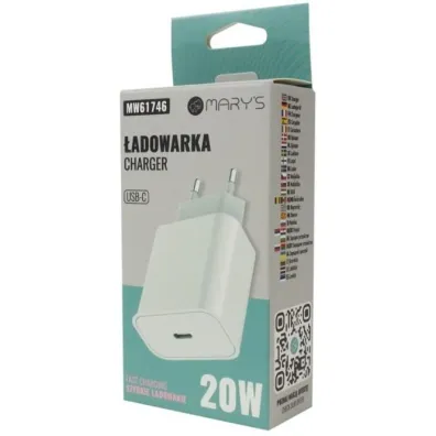 �adowarka sieciowa 20W USB-C bia�a