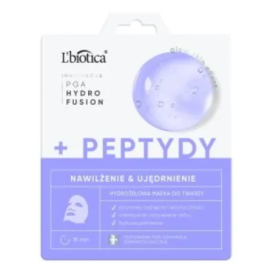 LBiotica Maseczka do twarzy w p�acie Pga Hydro Fusion + Peptydy Nawil�enie, uj�drnienie