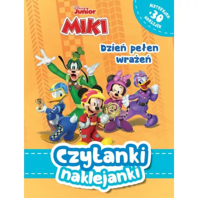 Czytanki naklejanki. Disney Junior Miki. Dzie peen wrae