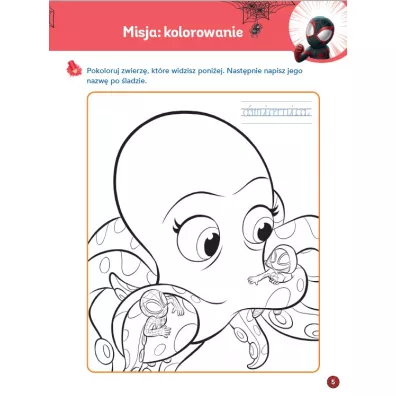 Baw si i ucz! Kaligrafia. Marvel Spidey i super-kumple
