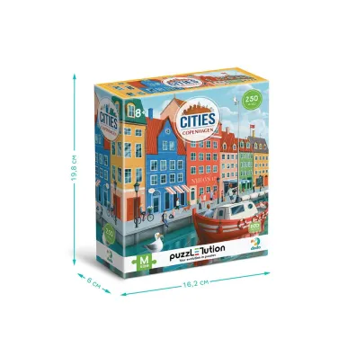 Puzzle 250 el. Easy-M - Cities Copenhagen Dodo