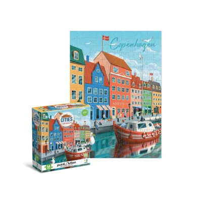 Puzzle 250 el. Easy-M - Cities Copenhagen Dodo