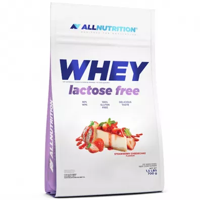 Allnutrition Od�ywka bia�kowa sernik truskawkowy bez laktozy 700 g