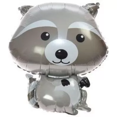 Balon foliowy le�ne zwierz�tka - szop 60cm