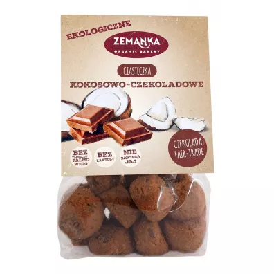 Zemanka Ciastka kokosowo-czekoladowe 100 g Bio