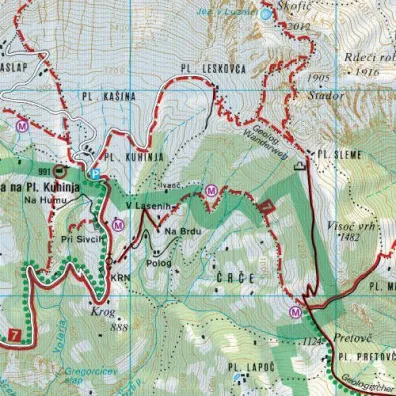 Alpy julijskie mapa 1:50 000