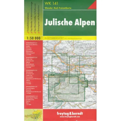 Alpy julijskie mapa 1:50 000
