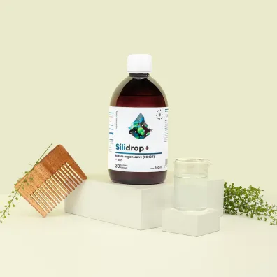 Aura Herbals Silidrop+ Krzem organiczny (MMST) + bor Suplement diety w p�ynie 500 ml