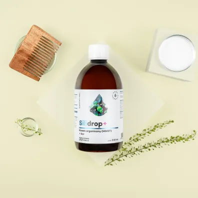 Aura Herbals Silidrop+ Krzem organiczny (MMST) + bor Suplement diety w p�ynie 500 ml
