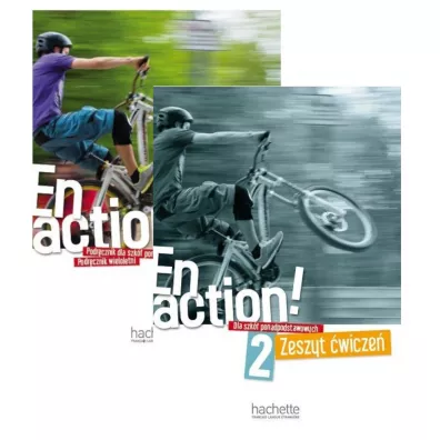 Pakiet: En Action! 2. Podr�cznik wieloletni i zeszyt �wicze� do j�zyka francuskiego dla szk� ponadpodstawowych - Celine Himber, Fabienne Gallon