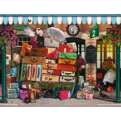 Puzzle 2000 el. Podroujce wiato Ravensburger