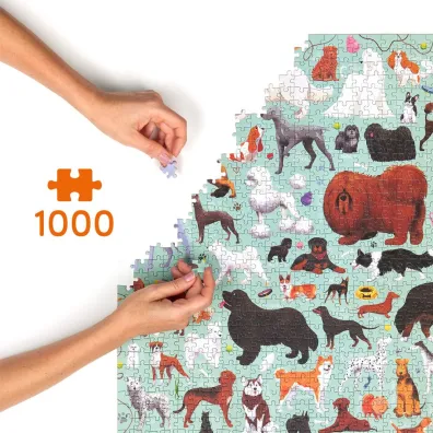 Puzzle Puzzlove CzuCzu 1000 el. Psy Bright Junior Media