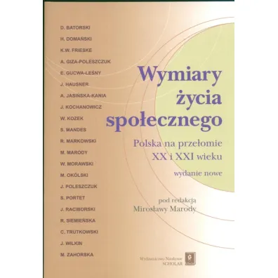 Wymiary �ycia spo�ecznego - Miros�awa Marody