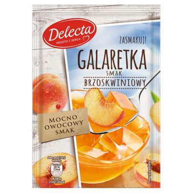 Delecta Galaretka smak brzoskwiniowy 75 g