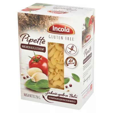 Incola Makaron pipette bezglutenowy 250 g