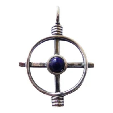 Sotis Ko�o celtyckie z sodalitem, oksydowane Ag925, 8,2g