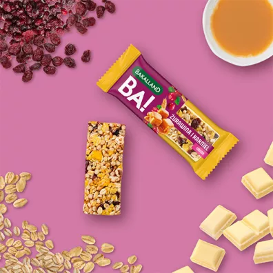 Bakalland Baton BA!lans urawina z karmelem 38 g