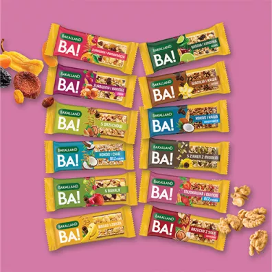 Bakalland Baton BA!lans urawina z karmelem 38 g