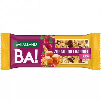 Bakalland Baton BA!lans urawina z karmelem 38 g