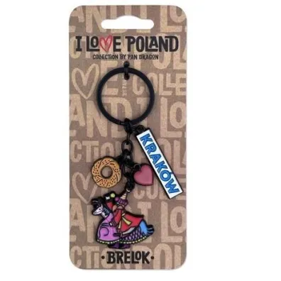 Pan Dragon Brelok I Love Poland Krak�w ILP-BRE-C-KRA-11