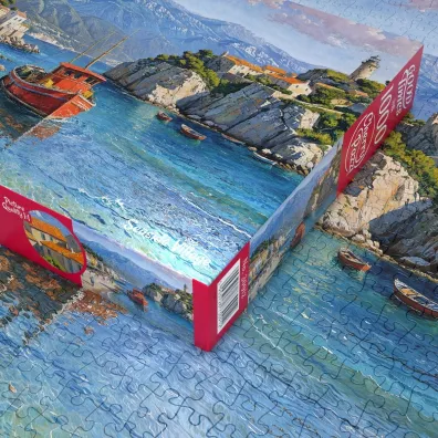 Puzzle 1000 el. Seaside Village CherryPazzi