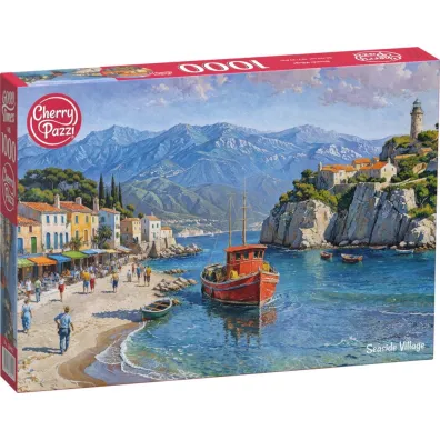 Puzzle 1000 el. Seaside Village CherryPazzi