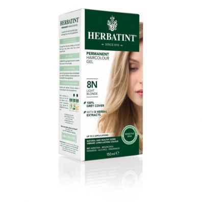 Zdjęcia - Szampon Herbatint Farba w żelu 8N Jasny Blond 150 ml 