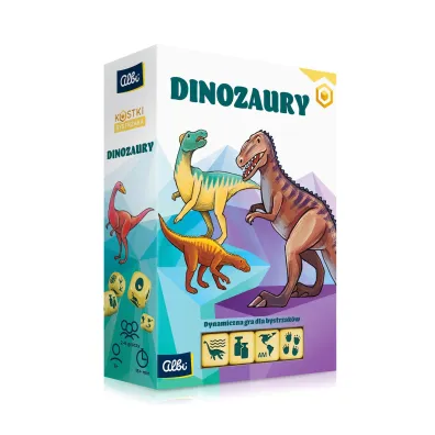 Gra Kostki bystrzaka Dinozaury Albi