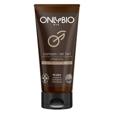 OnlyBio Men pielgnacyjny szampon i el 2w1 z olejem z sezamu 200 ml