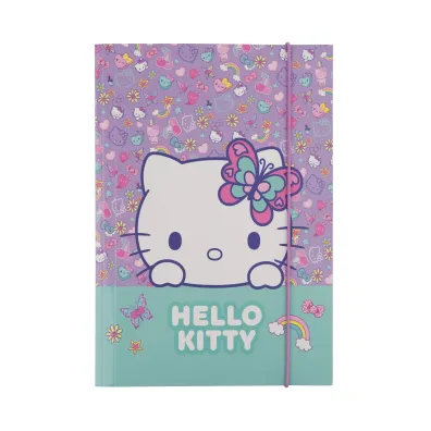 Patio Teczka kartonowa z gumk� A4 Hello Kitty pink wz�r 1