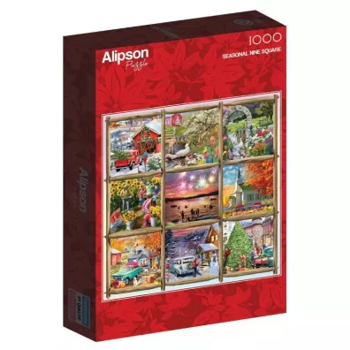 Puzzle 1000 el. Wszystkie pory roku Alipson