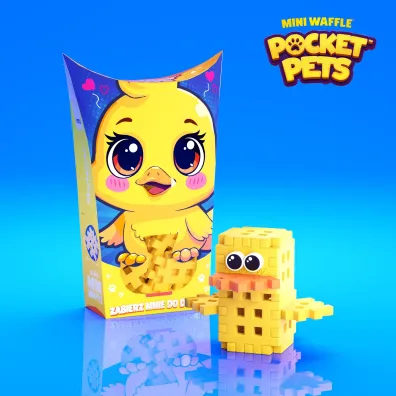 KLOCKI KONSTR WAFLE MINI 16EL KACZKA MARIO WB