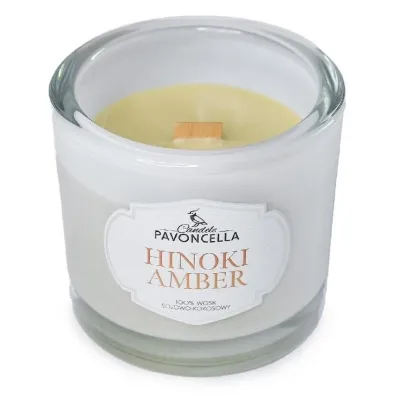 �wieczka sojowa Hinoki Amber bia�a 170g