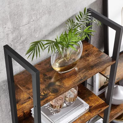 Songmics Rega podwjny na ksiki 156 cm LOFT