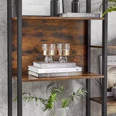 Songmics Rega podwjny na ksiki 156 cm LOFT