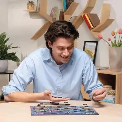 Puzzle drewniane 500 el. Ba�niowy Las Ravensburger